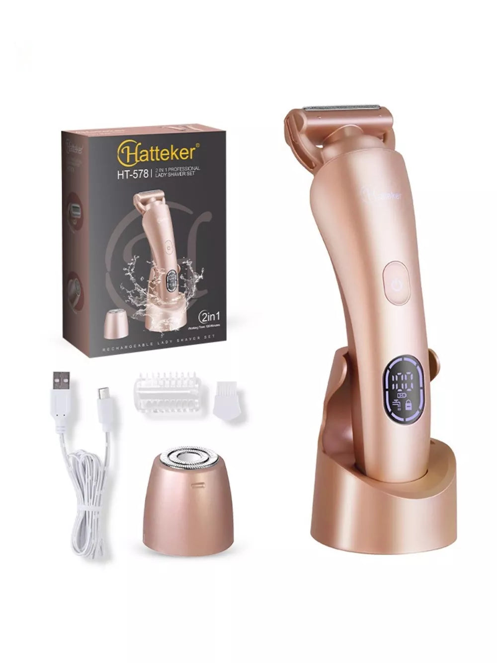 Painless Waterproof Electric Hair Removal Device