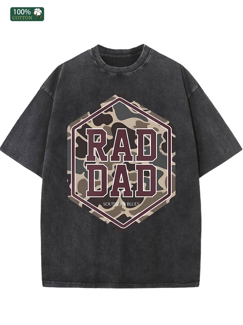 Men's Premium Washed Cotton T-Shirt | Relaxed Fit Short Sleeve Tee