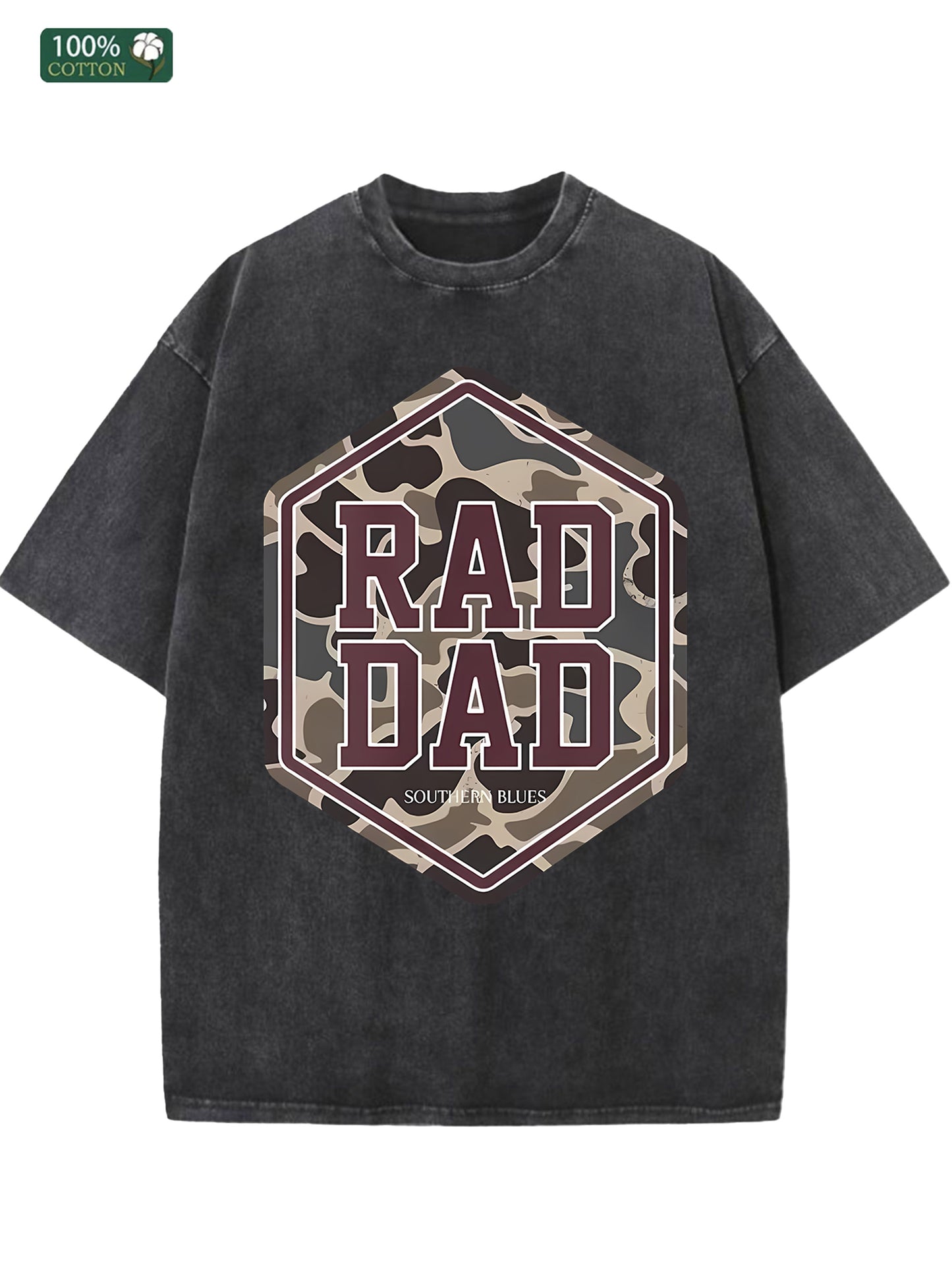 Men's Premium Washed Cotton T-Shirt | Relaxed Fit Short Sleeve Tee