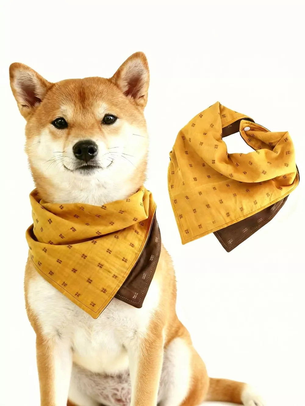 Soft Pet Scarf Bandana – Lightweight Polyester for Dogs & Cats