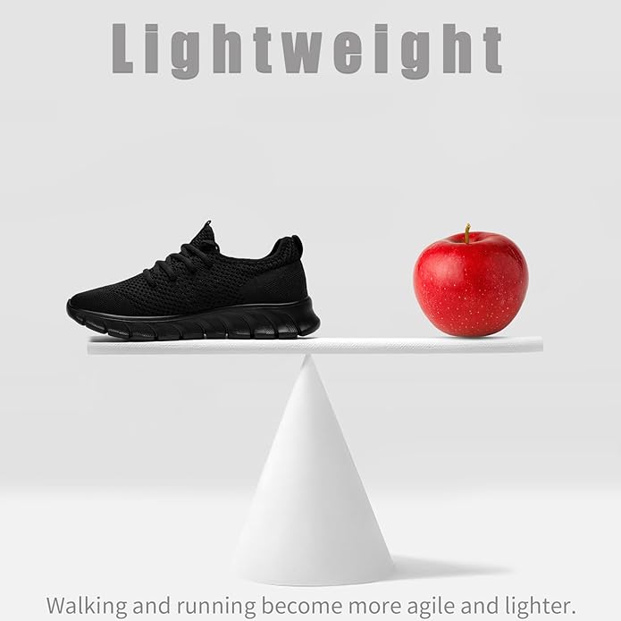 Men's Slip-On Lightweight Mesh Running & Walking Sneakers – Breathable & Non-Slip