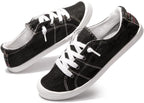Women's Low-Top Canvas Slip-On Sneakers | Lightweight Comfort Casual Shoes
