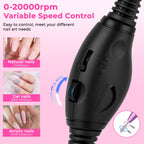 Professional Electric Nail Drill Kit | Portable Manicure & Pedicure Set with 6 Drill Bits