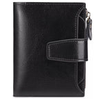 Leather Bifold Wallet – Slim PU Leather Card & Cash Organizer