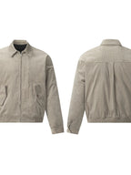 Men's Zip-Up 100% Cotton Jacket – Soft, Breathable, Full Zip & Pocketed | Sizes M–XL