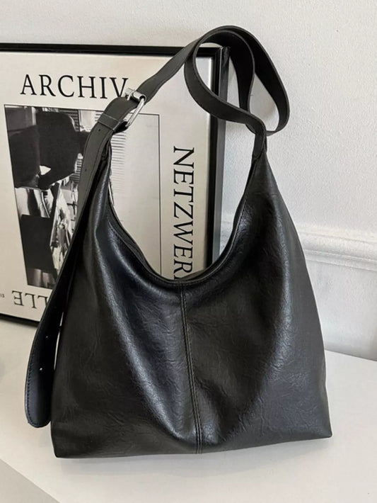 PU Leather Crossbody Bag – Large Shoulder Bag for Women