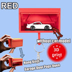 Car Garage Key Holder with Opening Door Space-Saving Key Rack Durable for Vehicle Enthusiasts Creative Gift Key Storage Supplies