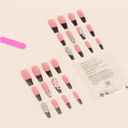 Diamond Snake Press-On Nails | 24-Piece Square Fake Nails with Adhesive Tabs