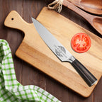 Professional 8-Inch Chef Knife - Japanese High Carbon Steel Kitchen Knife with Wood Handle