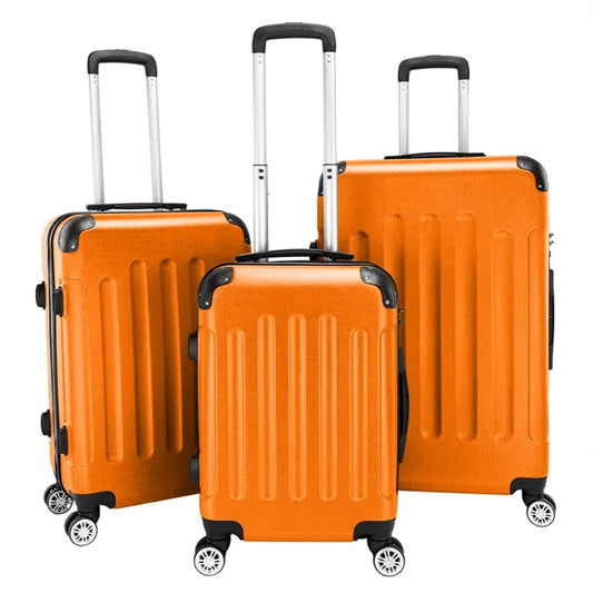 3-Piece Hardside Luggage Set - 20" 24" 28" Spinner Suitcase with TSA Lock