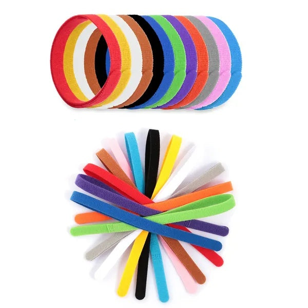 Puppy ID Collars Set of 12 – Soft Adjustable Whelping Bands for Newborn Litter Identification