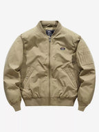 Men's Plus Size Bomber Jacket – 100% Polyester, Full Zip & Pocketed | Sizes M–4XL