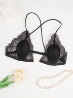 Women's Sexy Black Lingerie Set – Soft, Alluring Bra & Panty | Sizes S–XL