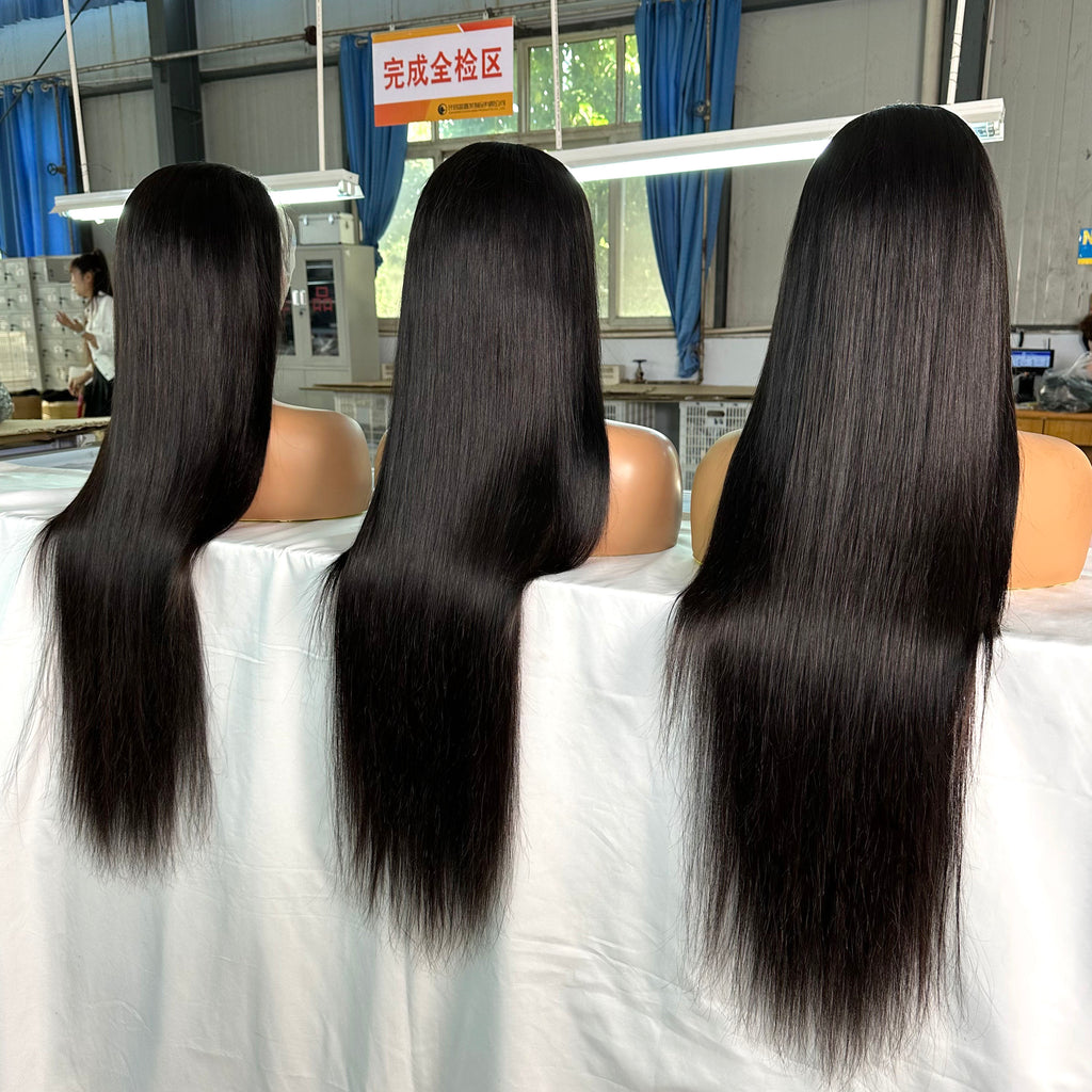 13x4 HD Lace Front Wig | Bone Straight 200% Density | 100% Virgin Human Hair