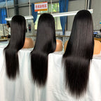 13x4 HD Lace Front Wig | Bone Straight 200% Density | 100% Virgin Human Hair