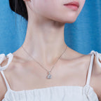 1 Carat Moissanite Pendant Necklace | Sterling Silver | Women's Fine Jewelry