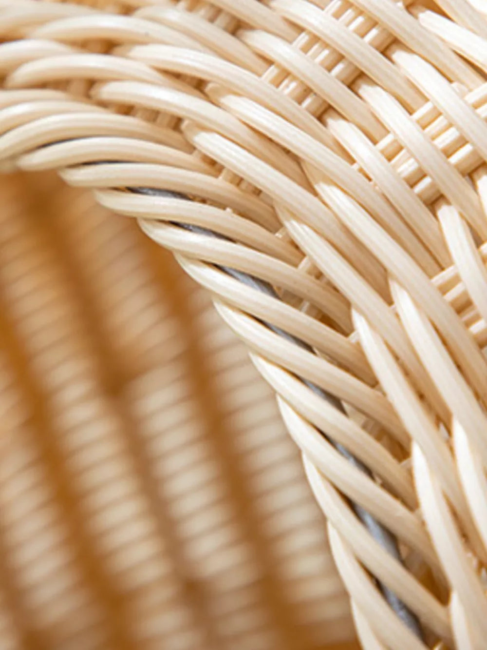 Rattan Pet Nest – Semi-Enclosed Washable Cat Bed
