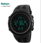SKMEI Men's Digital Sports Watch – Military Tactical, 50M Waterproof, LED Backlight & Alarm
