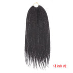 Senegalese Twist Crochet Braiding Hair – Synthetic Box Braids 14" 18" 22"