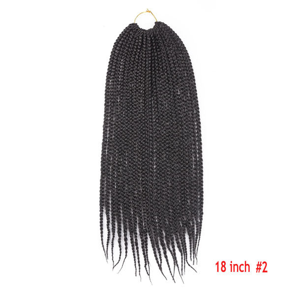 Senegalese Twist Crochet Braiding Hair – Synthetic Box Braids 14" 18" 22"