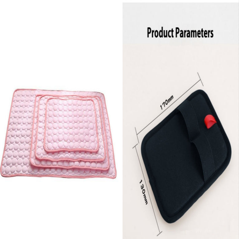 Ice Silk Self-Cooling Pet Mat for Dogs & Cats | No-Power Summer Cooling Pad