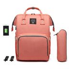 Multi-Pocket Diaper Bag Backpack - Large Capacity Travel Organizer for Moms