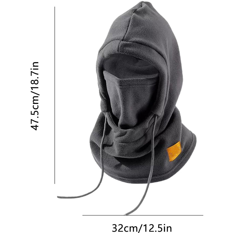 Winter Fleece Face Cover Balaclava - Windproof Ski Mask for Men & Women