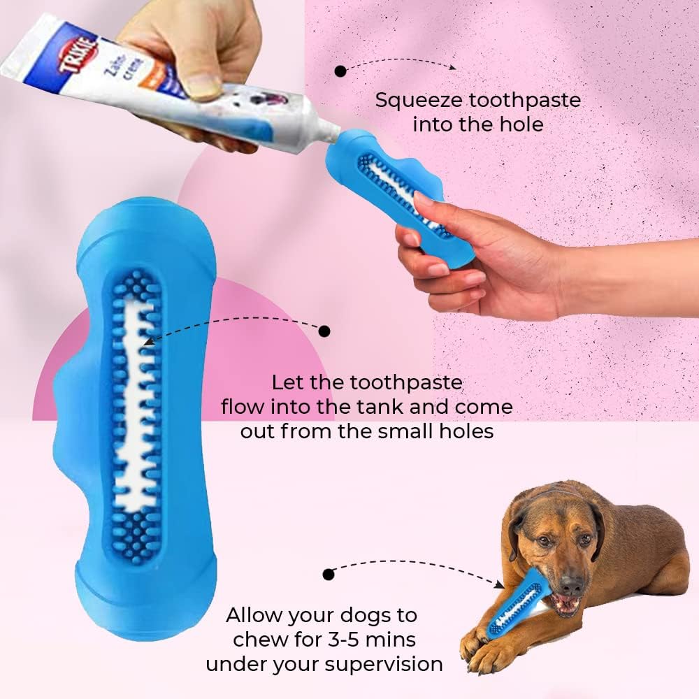 Durable Rubber Squeaky Dog Toy – Monster Design for Aggressive Chewers