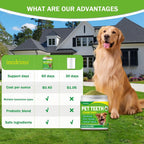 Dog & Cat Dental Powder for Fresh Breath - Natural Teeth Cleaning & Gum Health Support