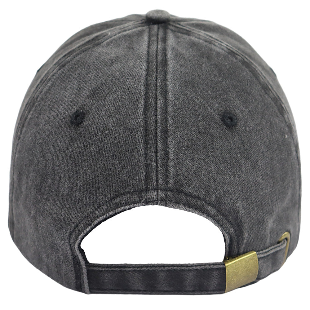 Embroidered Mountain Baseball Cap - 2 Pack Adjustable Cotton Hiking Hats for Men & Women