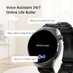 SENBONO V19 Smart Watch for Men – Bluetooth Call, Heart Rate Monitor, Waterproof Fitness Tracker