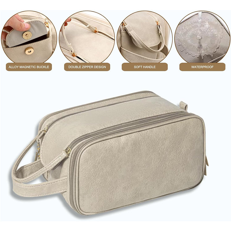 Premium Hanging Toiletry Bag - Large Travel Organizer for Women & Men with Waterproof Compartments