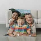Personalized Photo Blanket - Custom Fleece Throw with Your Pictures | Perfect Mother's Day Gift