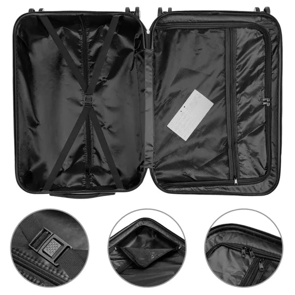 Premium 3-Piece Luggage Set - Hardside Spinner Suitcase Collection with TSA Lock