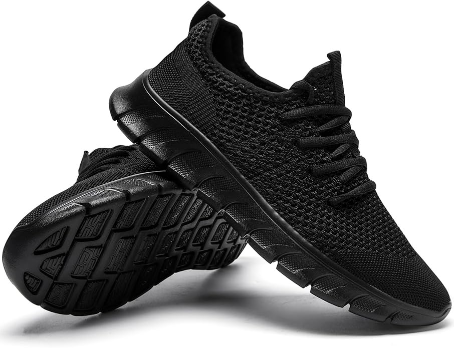Men's Slip-On Lightweight Mesh Running & Walking Sneakers – Breathable & Non-Slip