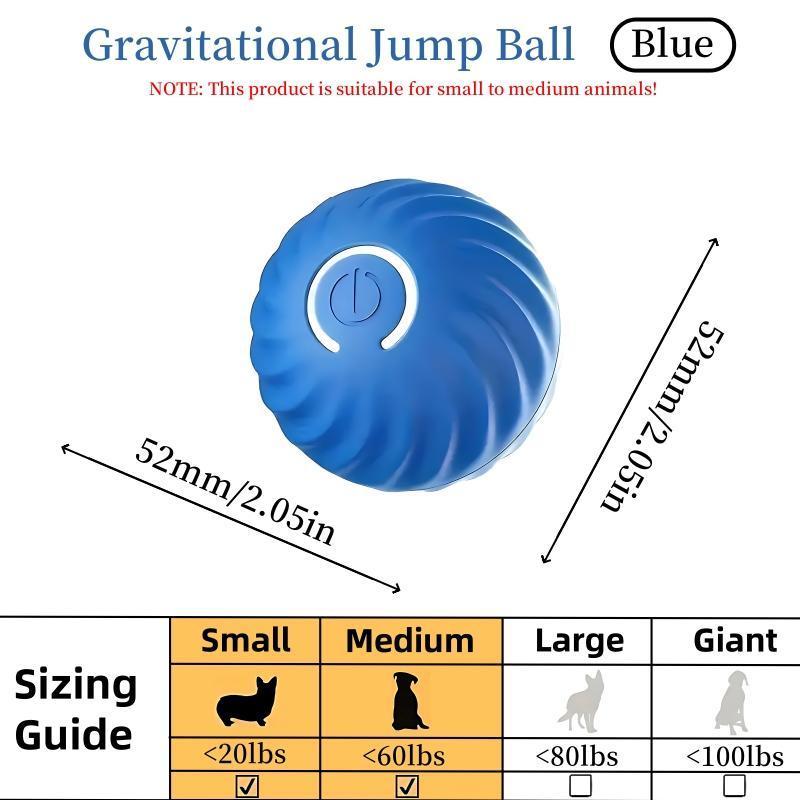 Interactive Bounce Ball for Dogs & Cats – Durable Rubber Pet Toy