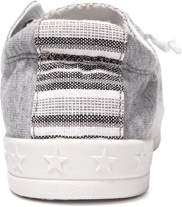 Women's Platform Canvas Slip-On Sneakers | Low-Top Classic Comfort Shoes
