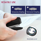 Heavy Duty Metal Stapler Set – 50-Sheet Capacity, 1,750 Staples & Staple Remover Included
