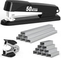 Heavy Duty Metal Stapler Set – 50-Sheet Capacity, 1,750 Staples & Staple Remover Included