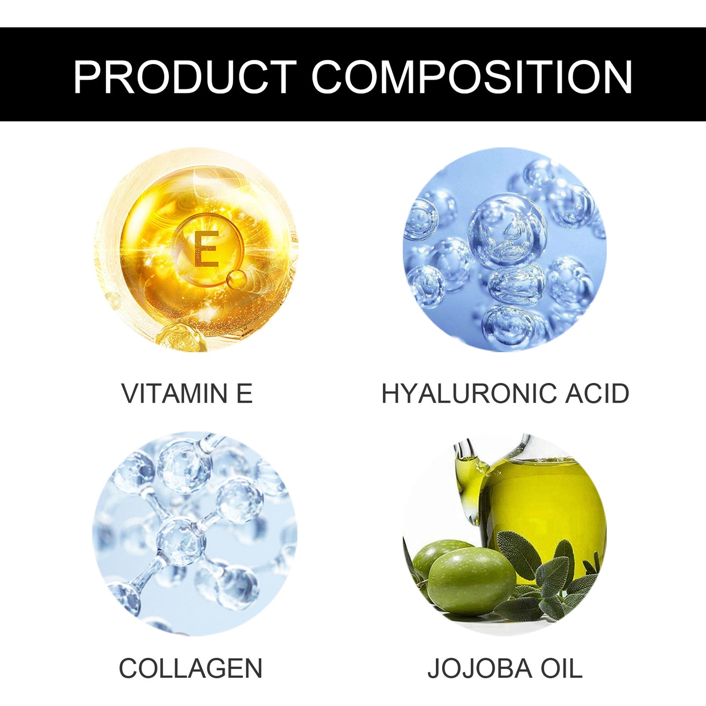 Instant Face Firming Serum | Anti-Aging Wrinkle Reducer with Hyaluronic Acid & Vitamin C
