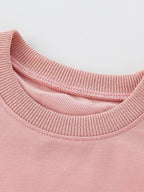 Children's Cute Animal Crew Neck Sweatshirt – Soft 100% Cotton Kids Pullover