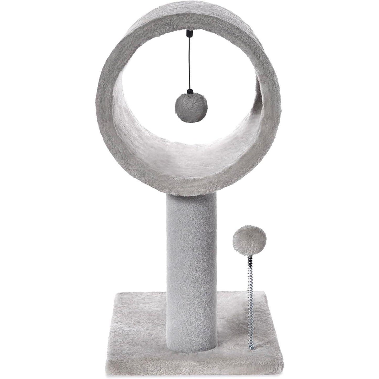 Cat Tree Tower with Tunnel Bed & Scratching Posts – 20.5" Play & Rest Station for Cats