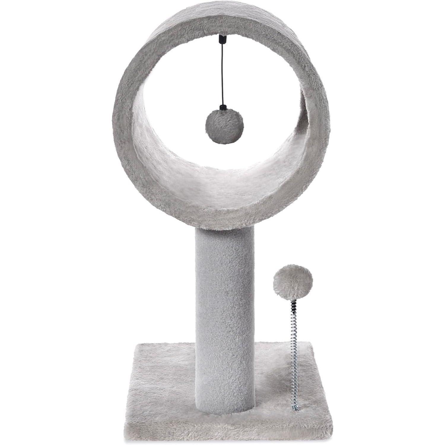 Cat Tree Tower with Tunnel Bed & Scratching Posts – 20.5" Play & Rest Station for Cats