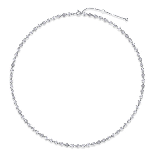 Heart-to-Heart Moissanite Pendant Necklace Set - S925 Sterling Silver