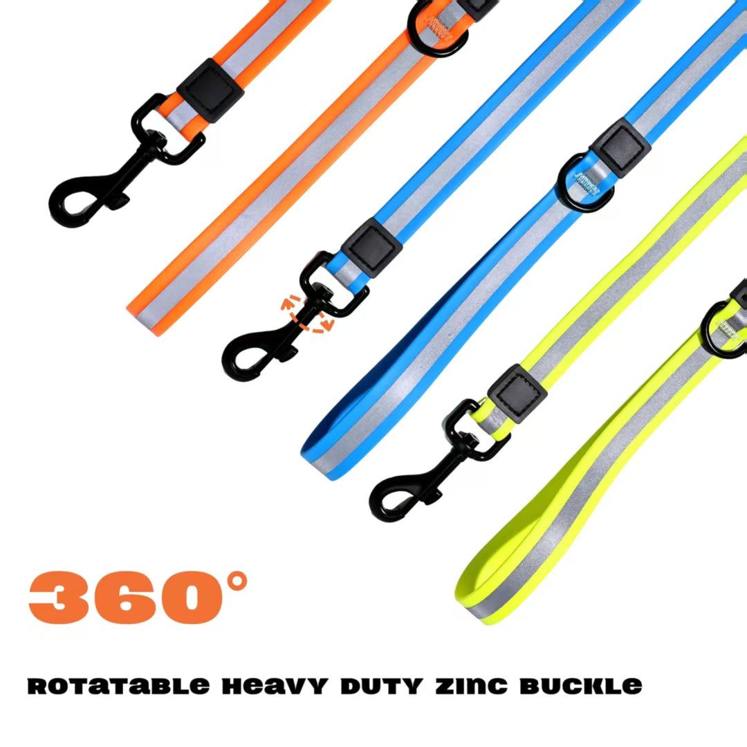 Reflective Dog Leash & Harness Set – High-Visibility Night Walk Safety