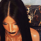 Lace Front Straight Wig | 150% Density | Heat Resistant Fiber | 14"–26"
