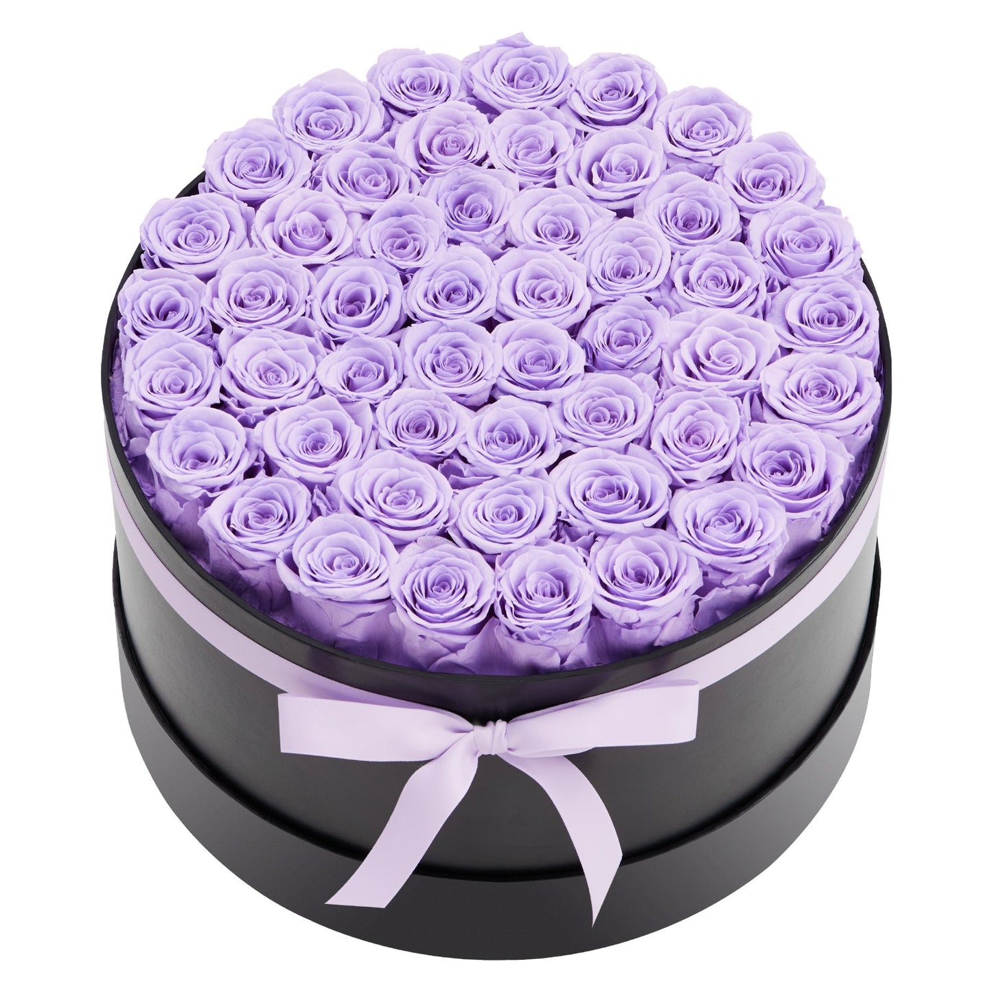 Preserved Roses Gift Box - 50 Real Eternal Roses, Long-Lasting Floral Arrangement for Anniversary, Birthday & Valentine's Day