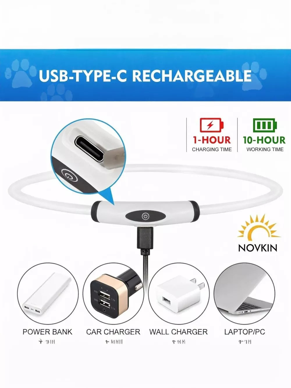 AirTag Reflective Pet Collar with Bell – Anti-Lost Locator for All Devices