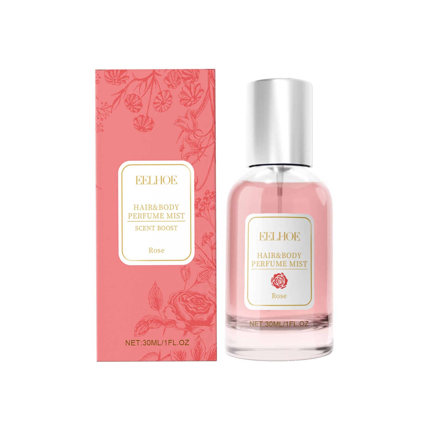 Rose Body & Hair Perfume Spray – Long-Lasting Floral Fragrance for Skin & Hair