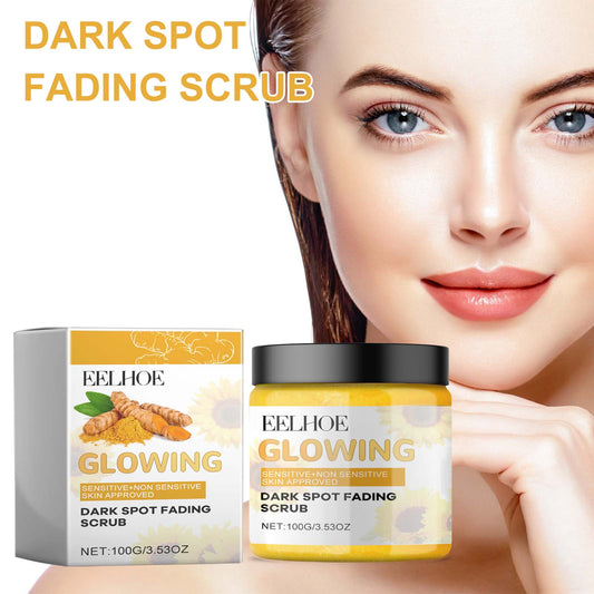 Turmeric Brightening Face Scrub - Exfoliating Cleanser for Smooth, Radiant Skin